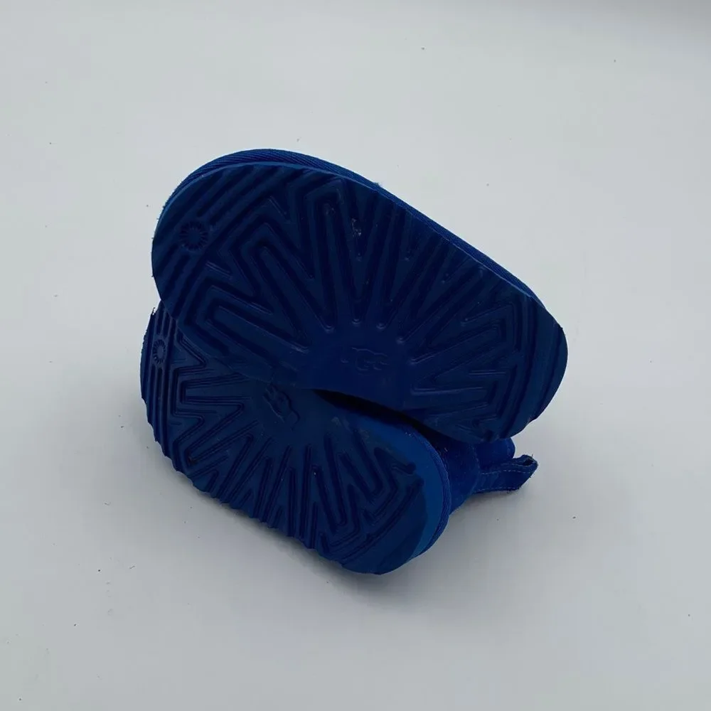 UGG Kids Jorie Blue Suede Boots – Size 7